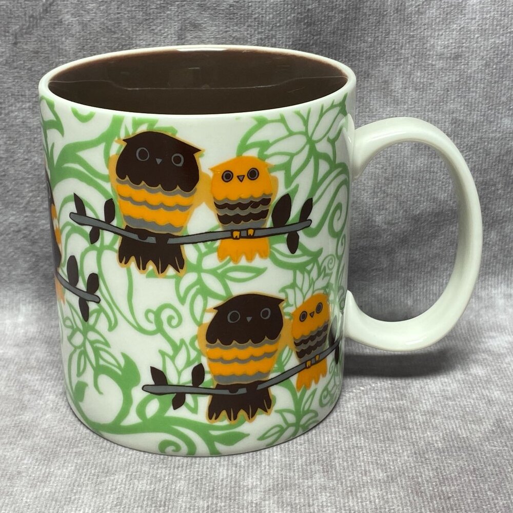 Ceramic Owl Mug 16oz With Colorful Owl Design For Tea & Coffee Lovers
